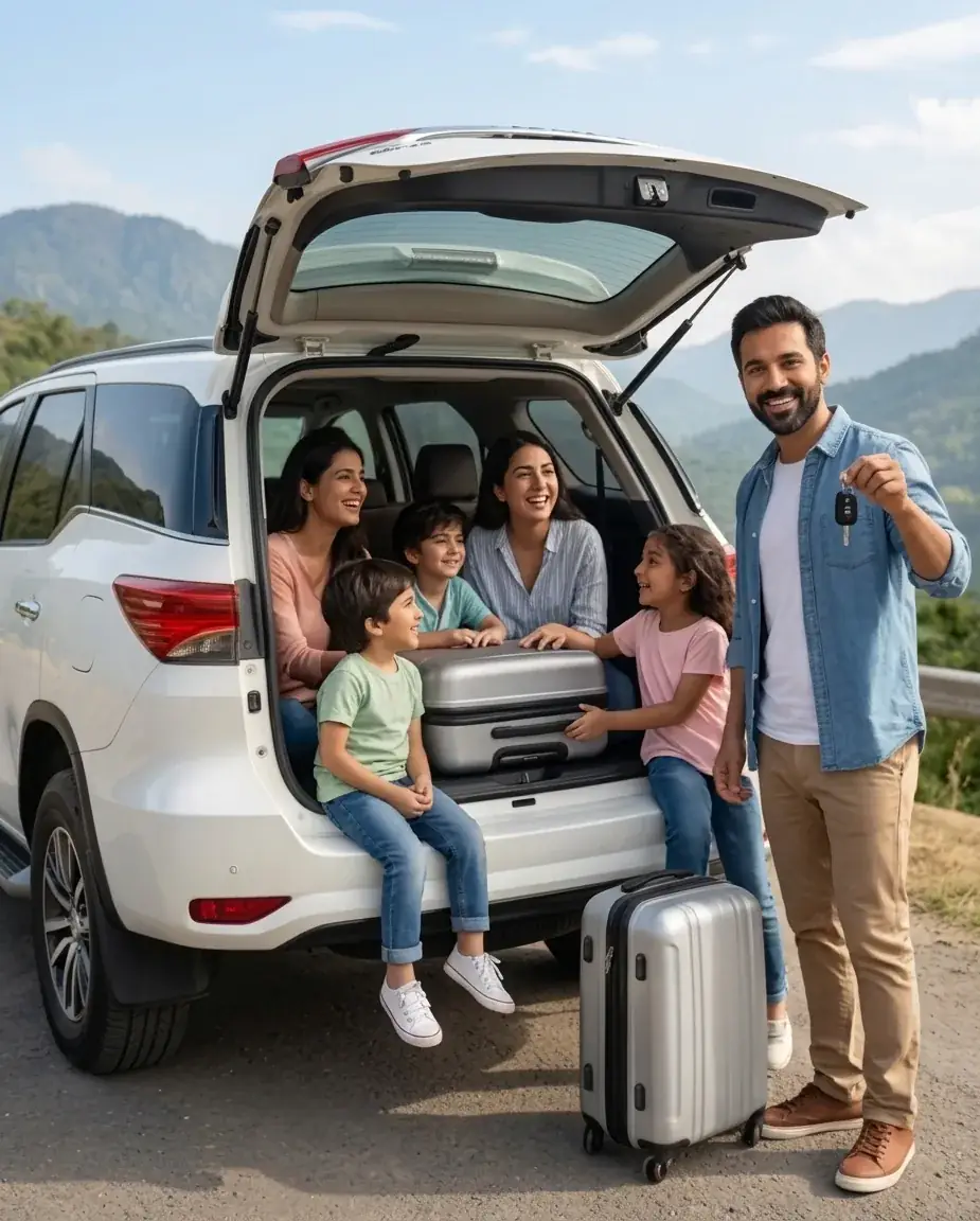 Huzaifa Enterprises car rental service illustration